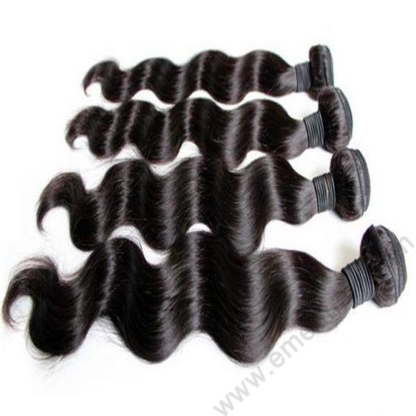 Natural black Indian remy hair LJ128